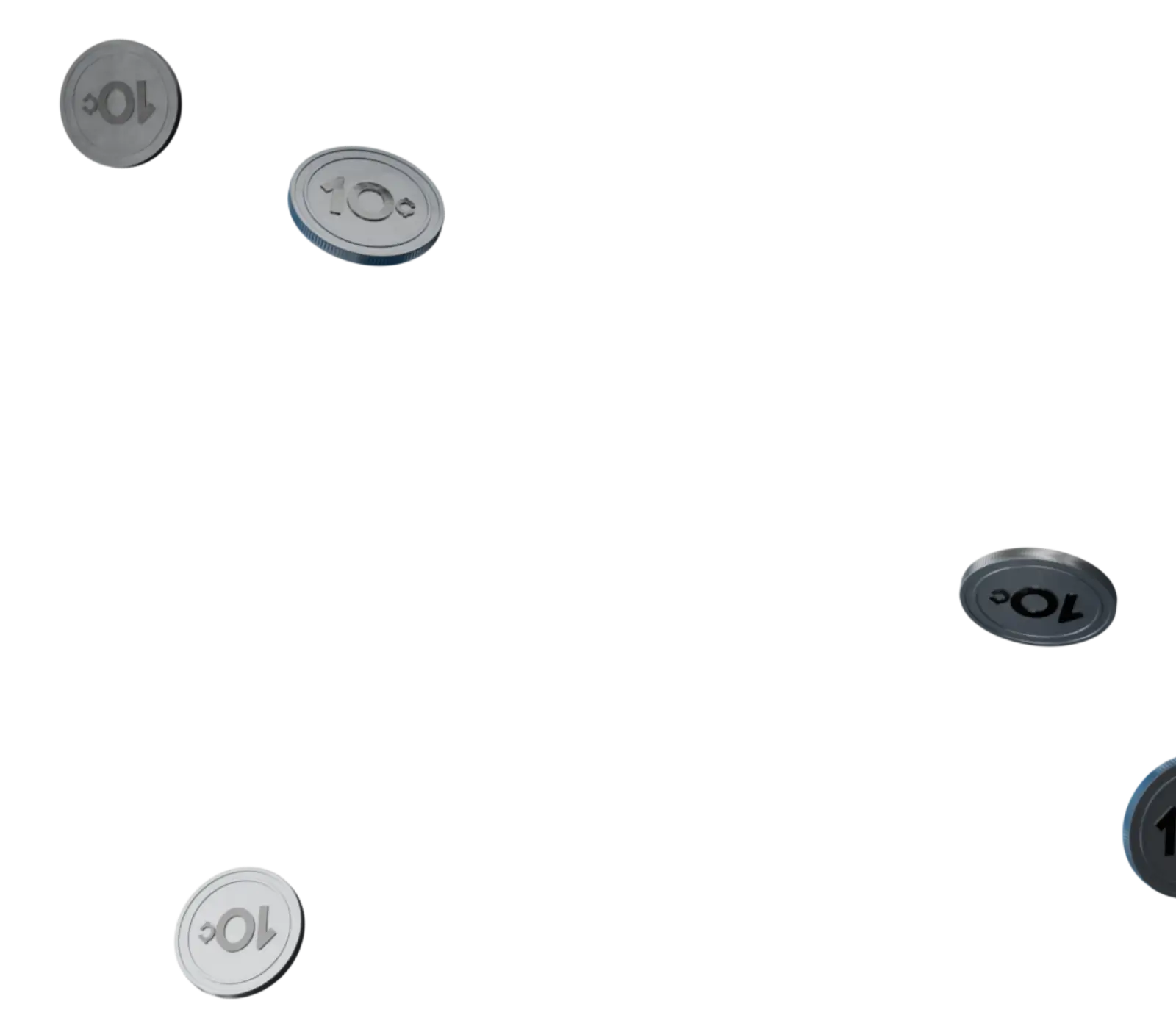 Foreground image of Coins falling